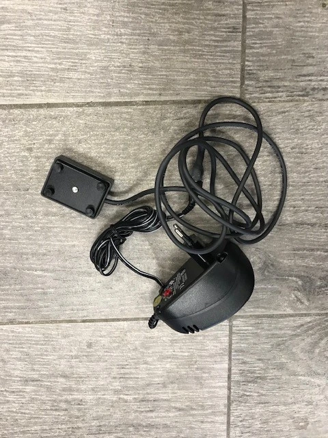 Månelys lampe med led spot (rødt lys) til at lægge ovenpå glasset.